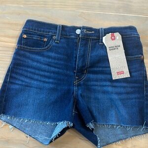 Levi’s High Rise Denim Shorts